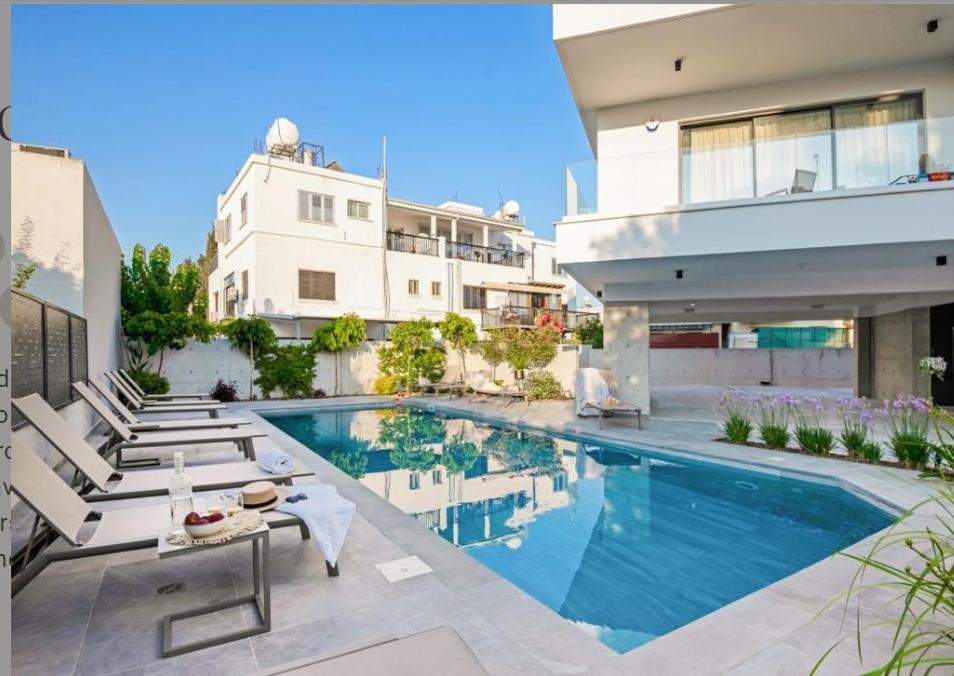 Olive Shared Pool Apartments Пафос Экстерьер фото